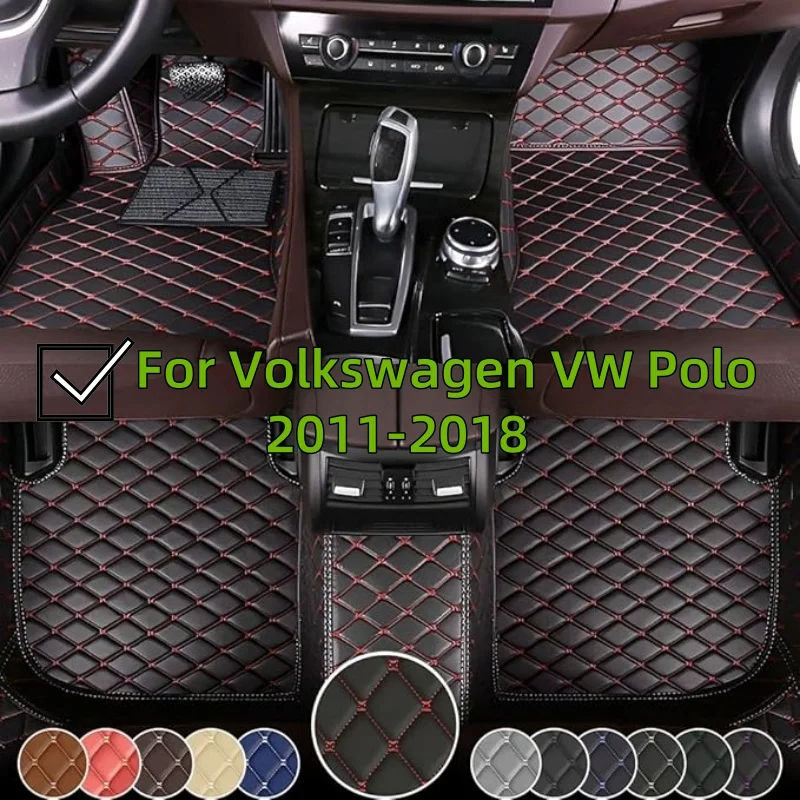 Коврики на заказ для Volkswagen VW Polo 2011-2018, кожаные коврики из микрофибры с полным покрытием, роскошные напольные вкладыши
Коврики на заказ для Volkswagen VW Polo 2011-2018, кожаные коврики из микрофибры с полным покрытием, роскошные напольные вкладыши