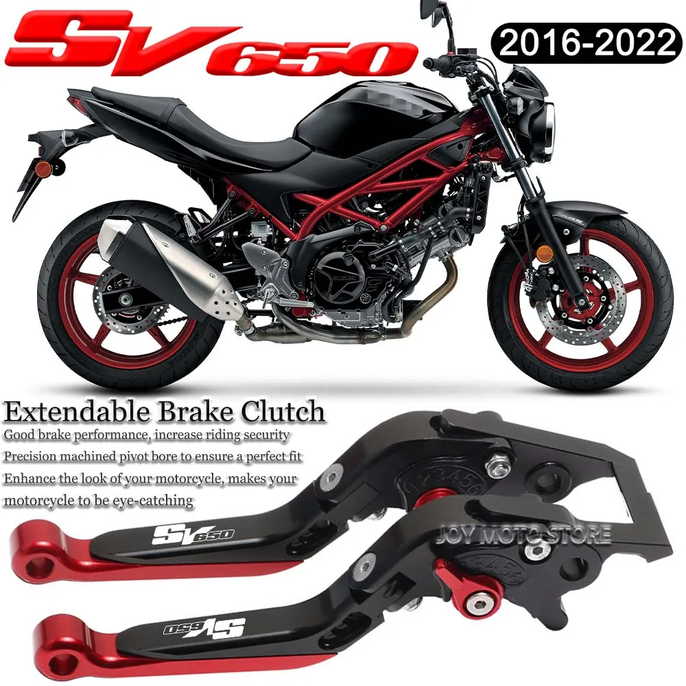 For SV650 sv650 2016-2022 Motorcycle Accessories CNC Brake Clutch Levers Adjustable Extendable Handlebar Grips
For SV650 sv650 2016-2022 Motorcycle Accessories CNC Brake Clutch Levers Adjustable Extendable Handlebar Grips