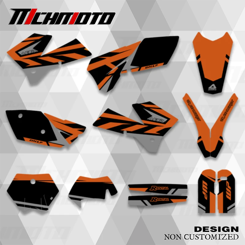 MCHMFG For KTM 125 200 250 300 400 450 525 540 EXC SXF 2005 - 2007 Full Graphics Decals Stickers Kit Custom Number Name Stickers
MCHMFG For KTM 125 200 250 300 400 450 525 540 EXC SXF 2005 - 2007 Full Graphics Decals Stickers Kit Custom Number Name Stickers