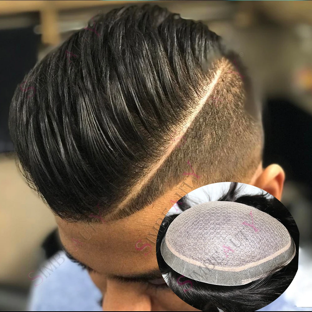 6inch Straight Hair System Natural HairlineMale Lace PU Base Silk Top Base Men Toupee Realistic Human Hair Prosthesi Hairpieces
6inch Straight Hair System Natural HairlineMale Lace PU Base Silk Top Base Men Toupee Realistic Human Hair Prosthesi Hairpieces