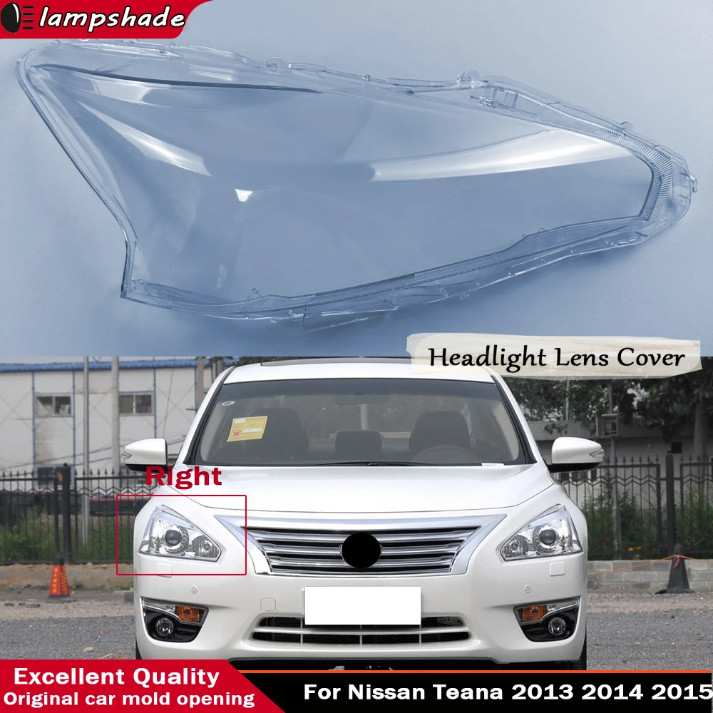 For Nissan Teana 2013 2014 2015 Car Headlamps Cover Headlights Shell Replace Transparent Lampshade Replace Plexiglass Lens
For Nissan Teana 2013 2014 2015 Car Headlamps Cover Headlights Shell Replace Transparent Lampshade Replace Plexiglass Lens