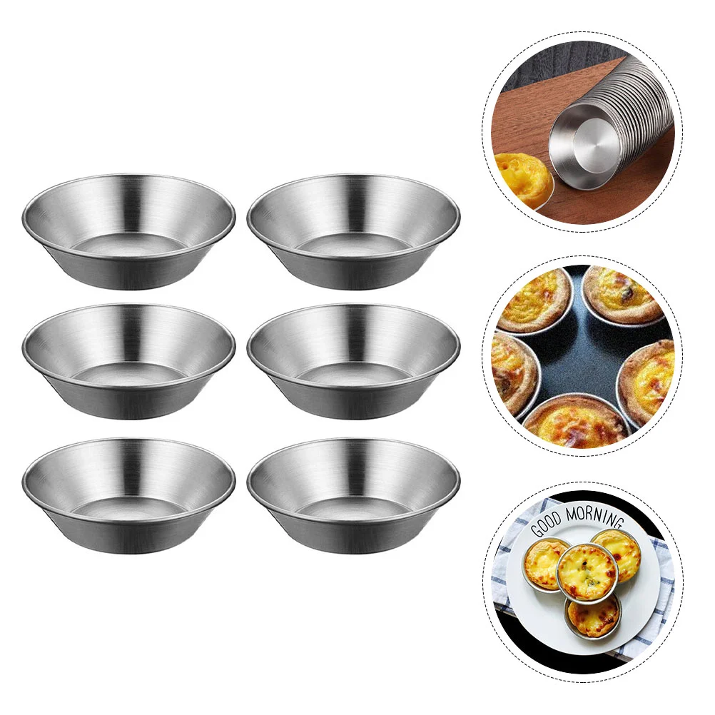 6 Pcs Tart Mold Aluminium Alloy Non Stick Baking Muffin Pie Tarts Cake Oven Easy Wash Heat Resistant Kitchen
6 Pcs Tart Mold Aluminium Alloy Non Stick Baking Muffin Pie Tarts Cake Oven Easy Wash Heat Resistant Kitchen