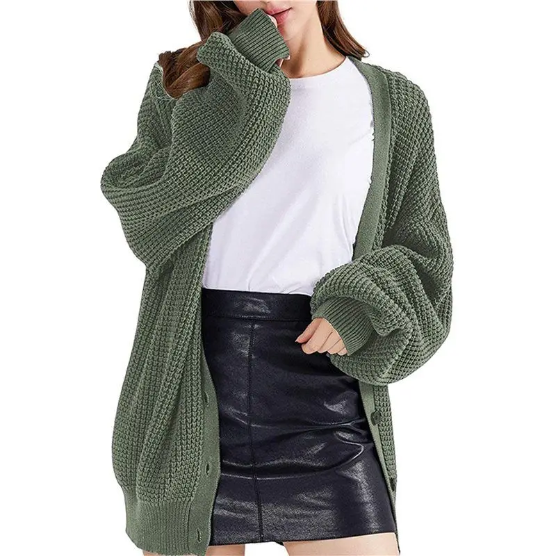 【ПОДАРОК】Женский массивный вязаный кардиган с длинным рукавом и V-образным вырезом на пуговицах с карманом, свитер, пальто на осень и зиму
【ПОДАРОК】Женский массивный вязаный кардиган с длинным рукавом и V-образным вырезом на пуговицах с карманом, свитер, пальто на осень и зиму
