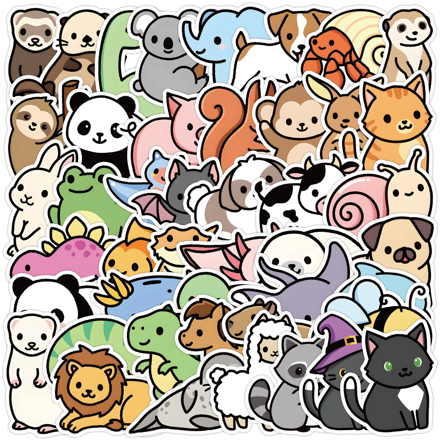50Pcs Cartoon Style Cute Little Animal Series Stickers Suitcase Phone Case Water Bottle Waterproof Decoration Diy Sticker Packs
50Pcs Cartoon Style Cute Little Animal Series Stickers Suitcase Phone Case Water Bottle Waterproof Decoration Diy Sticker Packs