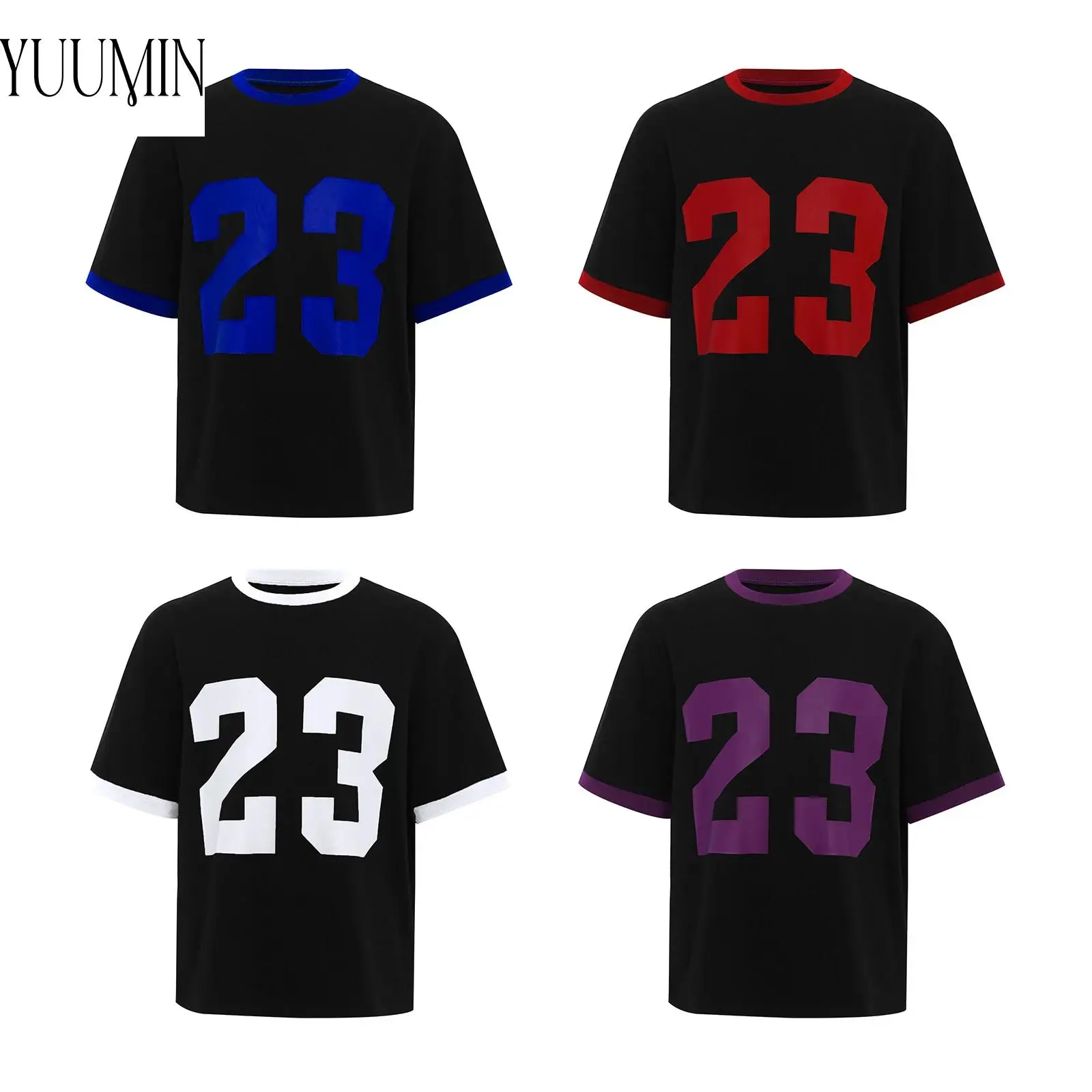 Kids Girls Breathable Fitness Sports Casual Tops Round Neck Short Sleeve Color Block Number Printed T-shirt for Running Workout
Kids Girls Breathable Fitness Sports Casual Tops Round Neck Short Sleeve Color Block Number Printed T-shirt for Running Workout