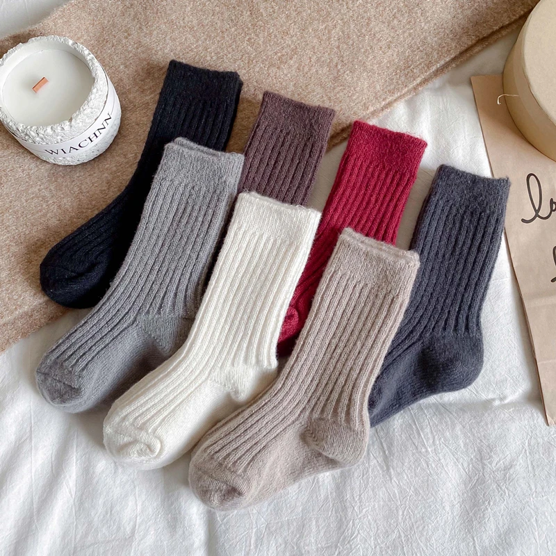 1 Pairs New Warmth Kids Socks Thicken Warm Woolen Socks Solid Color Retro Double Needle Baby Boys Tube Socks For 1-9 Years
1 Pairs New Warmth Kids Socks Thicken Warm Woolen Socks Solid Color Retro Double Needle Baby Boys Tube Socks For 1-9 Years