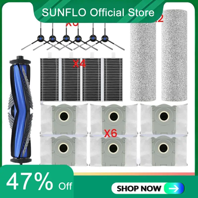 19PCS Forecovacs Deebot X8 Pro Omnii Vacuum Cleaner Accessories Main Side Brushes Mop Cloths HEPA Filters Dust Bags
19PCS Forecovacs Deebot X8 Pro Omnii Vacuum Cleaner Accessories Main Side Brushes Mop Cloths HEPA Filters Dust Bags