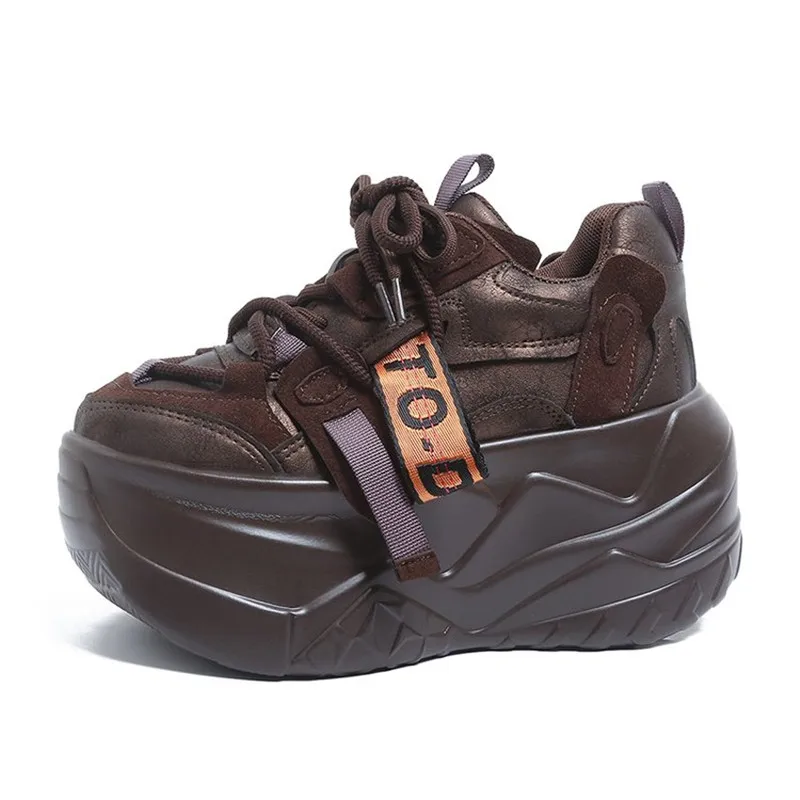 9cm 2026 Leather Shoes for Women Lace Up Womens Vulcanize Shoes Round Toe Solid Breathable Comfortable Casual Chunky Sneakers
9cm 2026 Leather Shoes for Women Lace Up Womens Vulcanize Shoes Round Toe Solid Breathable Comfortable Casual Chunky Sneakers