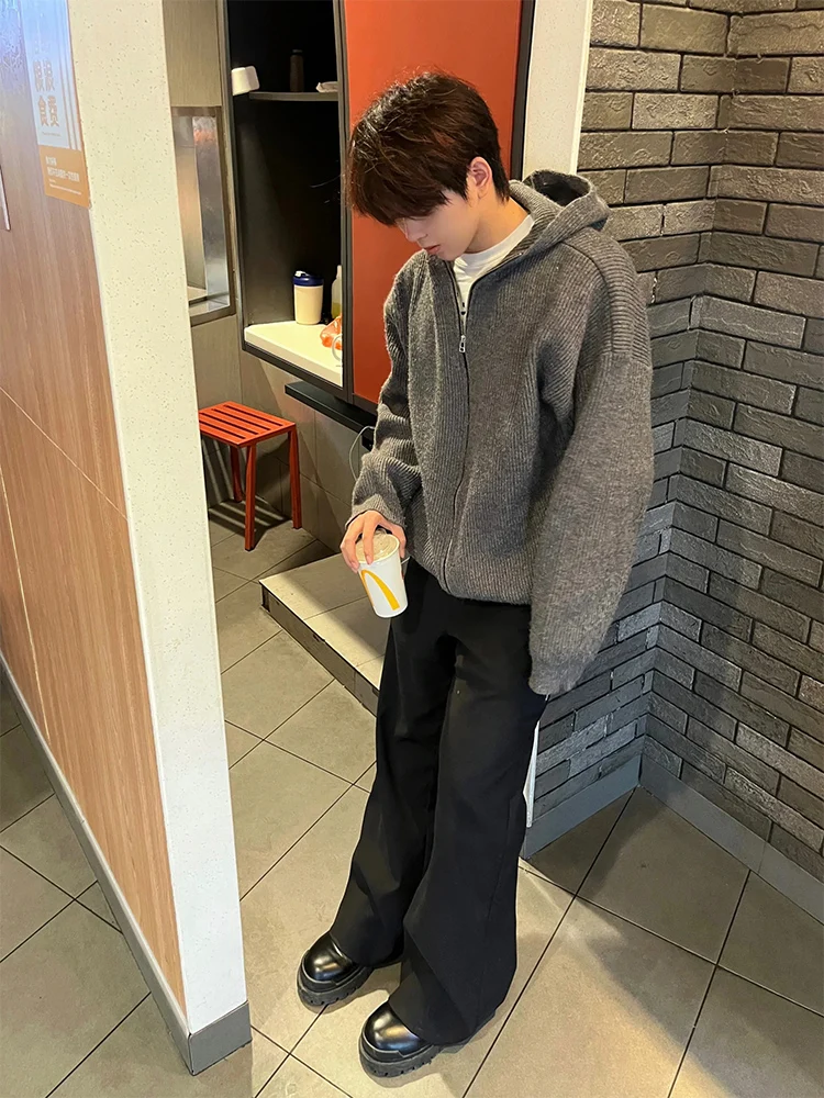 Мужской вязаный кардиган-худи Deep ey на весну-осень, в стиле кэжуал, свободного кроя, с капюшоном, в университетском стиле, для создания стильного образа
Мужской вязаный кардиган-худи Deep ey на весну-осень, в стиле кэжуал, свободного кроя, с капюшоном, в университетском стиле, для создания стильного образа