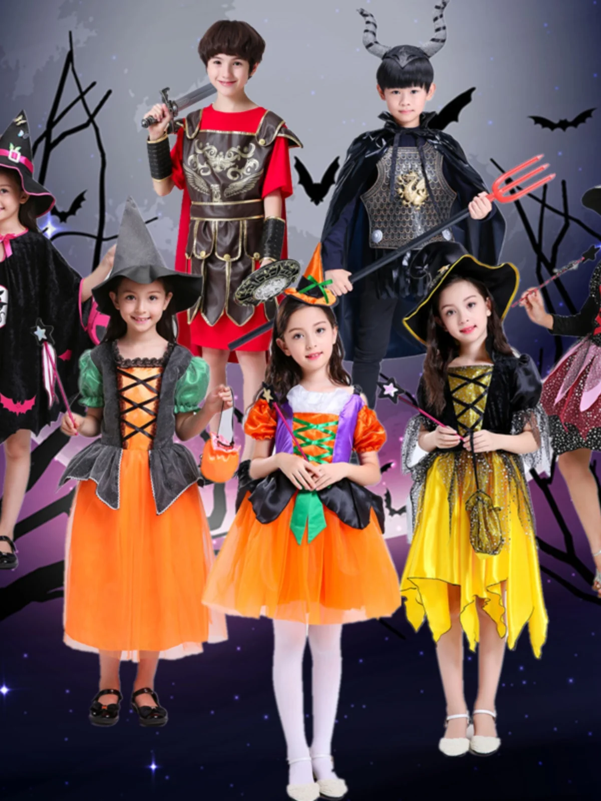 Children's Halloween Performance Costume Witch Outfit Girl's Fairy Princess Skirt Roman Soldier Suit Stage Costume
Children's Halloween Performance Costume Witch Outfit Girl's Fairy Princess Skirt Roman Soldier Suit Stage Costume