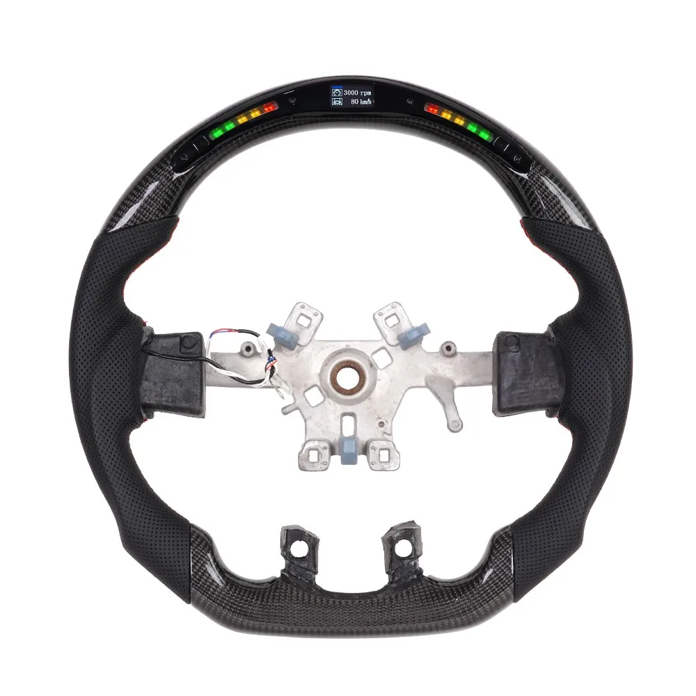 LED Carbon Fiber Steering Wheel For Dodge RAM 1500 2500 3500 2012-2018 Preforated Leather Red Stitching No Heat Car Accessories
LED Carbon Fiber Steering Wheel For Dodge RAM 1500 2500 3500 2012-2018 Preforated Leather Red Stitching No Heat Car Accessories