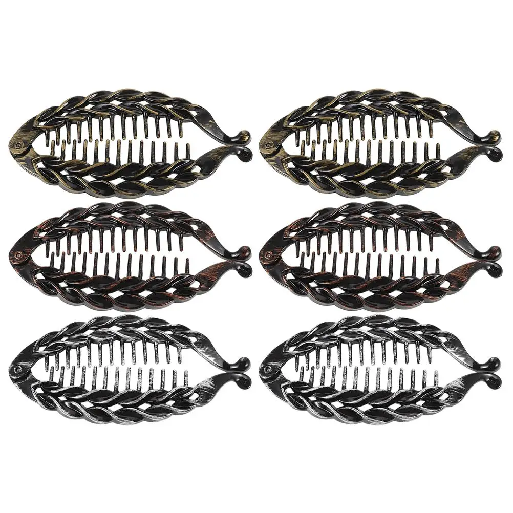 6 Pcs Clip Woman Non Banana Barrette Clincher Hair Clips Curly Accessories for Women Styling Baby
6 Pcs Clip Woman Non Banana Barrette Clincher Hair Clips Curly Accessories for Women Styling Baby