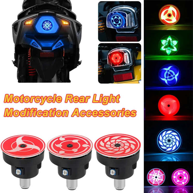 Мотоциклетный стоп-сигнал, ремонт колесных глаз, вращающиеся RGB, мигающий Шаринган, декор, задний фонарь, аксессуары для модификации в стиле аниме
Мотоциклетный стоп-сигнал, ремонт колесных глаз, вращающиеся RGB, мигающий Шаринган, декор, задний фонарь, аксессуары для модификации в стиле аниме