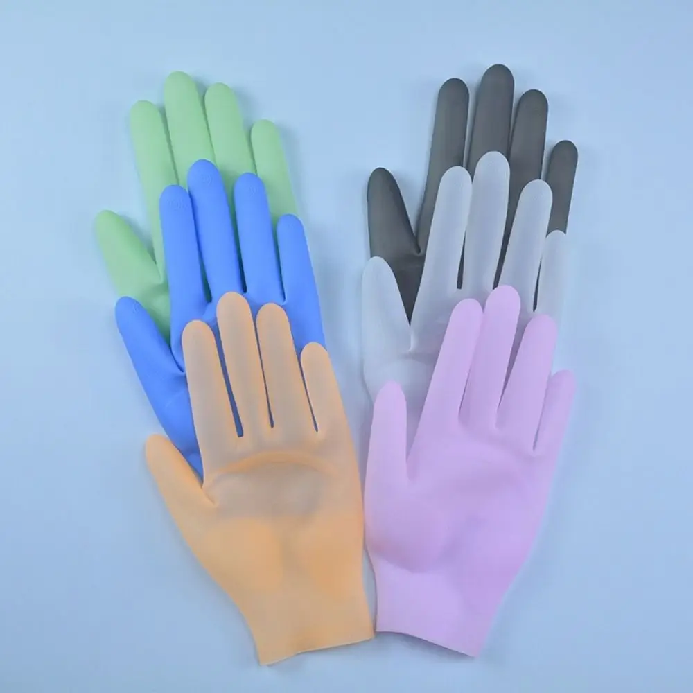 1Pair Soft Silicone Moisturizing Gloves Reusable Elastic Silicone Gloves Thicken Anti-stretch Dishwashing Gloves
1Pair Soft Silicone Moisturizing Gloves Reusable Elastic Silicone Gloves Thicken Anti-stretch Dishwashing Gloves