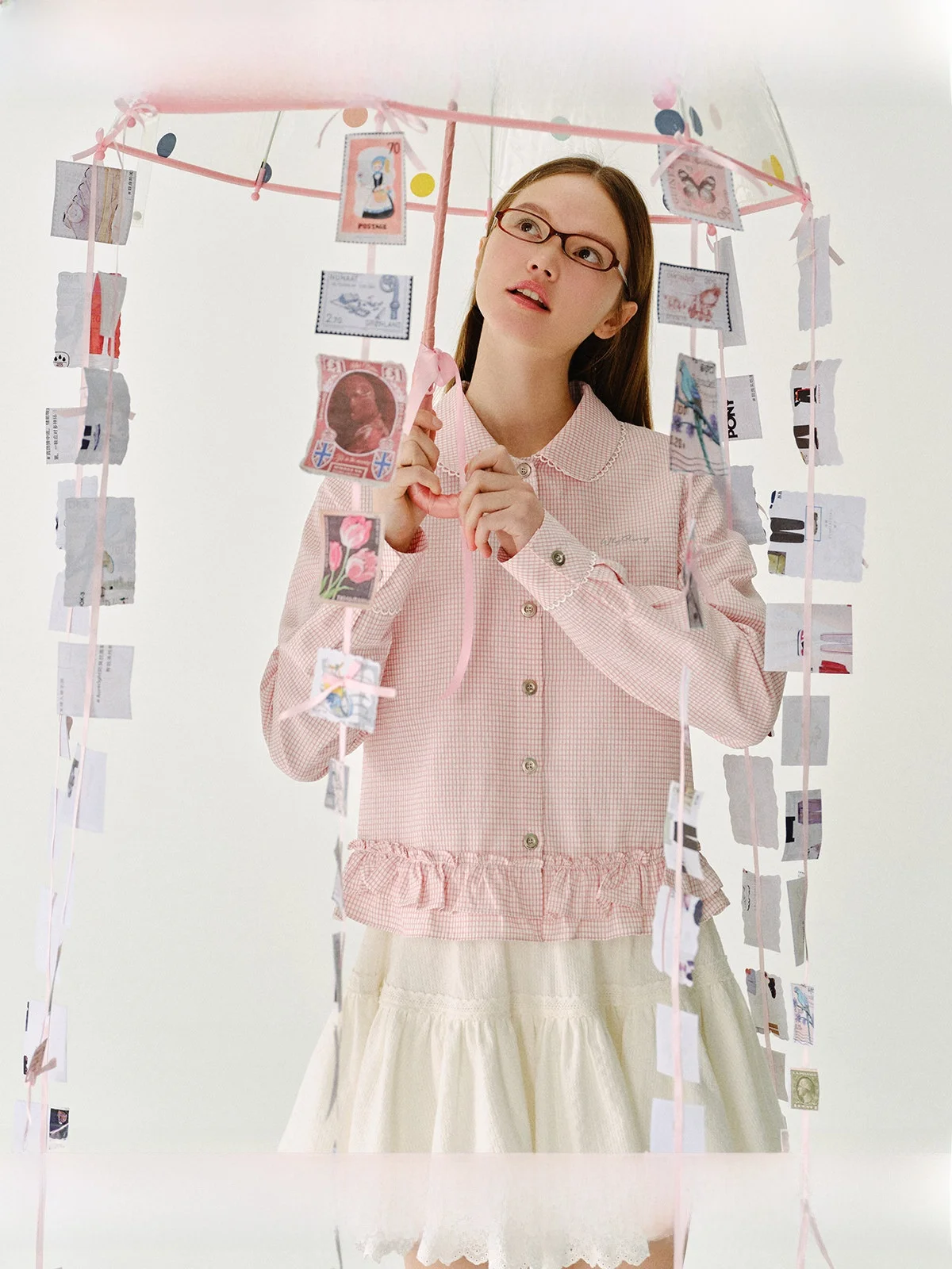 WhyBerry Spring Cherry Blossom Donut Doll Collar Pure Color Bow Tie irt Sweet Sle Women's Loose Fit Long Sve Polyester...
WhyBerry Spring Cherry Blossom Donut Doll Collar Pure Color Bow Tie irt Sweet Sle Women's Loose Fit Long Sve Polyester...