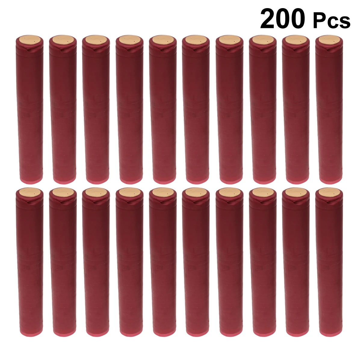 200pcs Red Heat Shrink Capsules PVC Plastic Bottle Sealer Caps Seal Bottles Homebrew Accessories Winery Household for
200pcs Red Heat Shrink Capsules PVC Plastic Bottle Sealer Caps Seal Bottles Homebrew Accessories Winery Household for