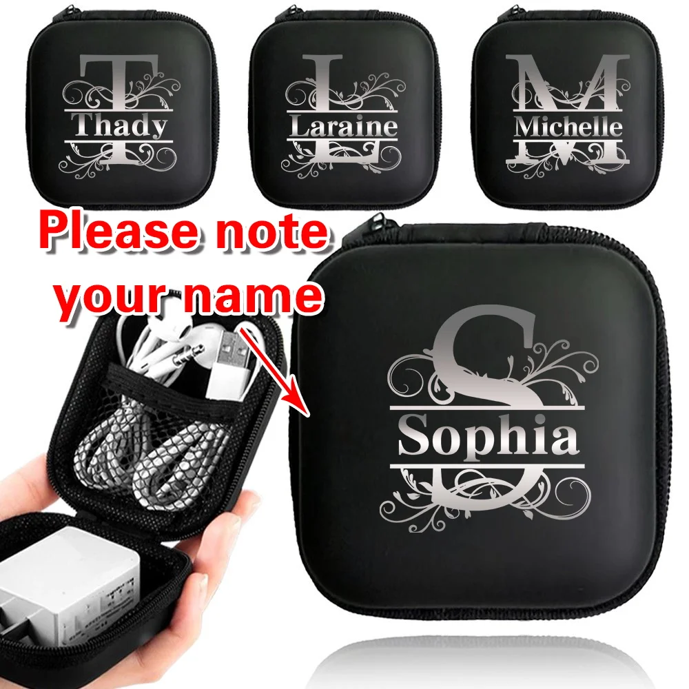 Персонализированное индивидуальное имя, цифровой аксессуар, портативный ящик для хранения наушников, модные коробки на молнии, товары на заказ с буквами
Персонализированное индивидуальное имя, цифровой аксессуар, портативный ящик для хранения наушников, модные коробки на молнии, товары на заказ с буквами