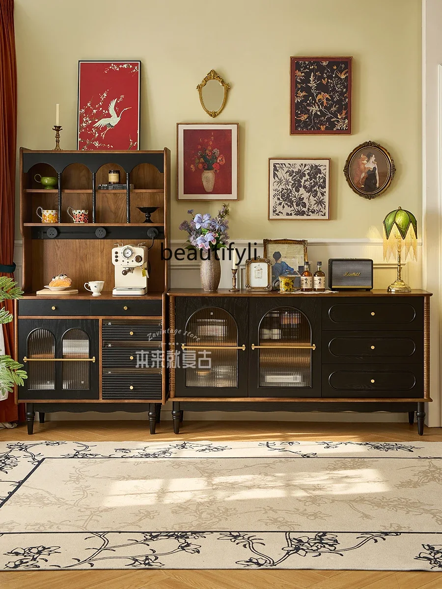 ss K178Side cabinet/French retro dining side cabinet integrated storage against the wall solid wood cabinet
ss K178Side cabinet/French retro dining side cabinet integrated storage against the wall solid wood cabinet