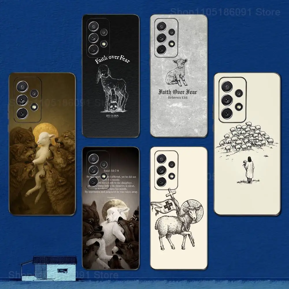 Lamb Belief Christian Phone Case For Samsung S22,S21,S20,S10,S9,S25,S24,S23,Ultra,FE,Plus,Lite,Soft Silicone Black Cover
Lamb Belief Christian Phone Case For Samsung S22,S21,S20,S10,S9,S25,S24,S23,Ultra,FE,Plus,Lite,Soft Silicone Black Cover