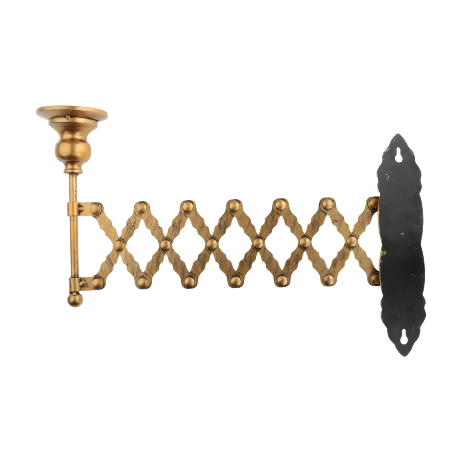 Extending Wall Candle Holder Golden Metal Telescopic Sconce Candle Stand Antique Decor for Home Dining Room Bathroom
Extending Wall Candle Holder Golden Metal Telescopic Sconce Candle Stand Antique Decor for Home Dining Room Bathroom