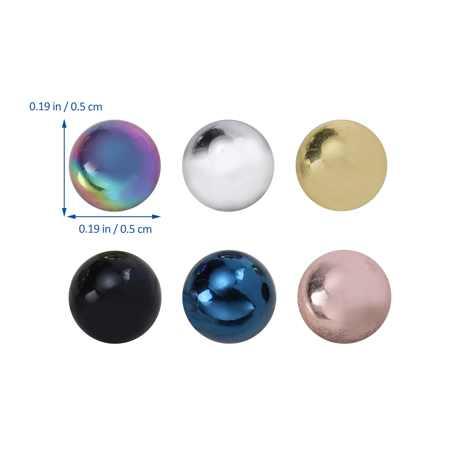 24 Pcs Body Jewelry Tongue Ring Ball Eyebrow Ring Ball Belly Button Tongue Nose Rings Eyebrow Rings Durable Safe
24 Pcs Body Jewelry Tongue Ring Ball Eyebrow Ring Ball Belly Button Tongue Nose Rings Eyebrow Rings Durable Safe