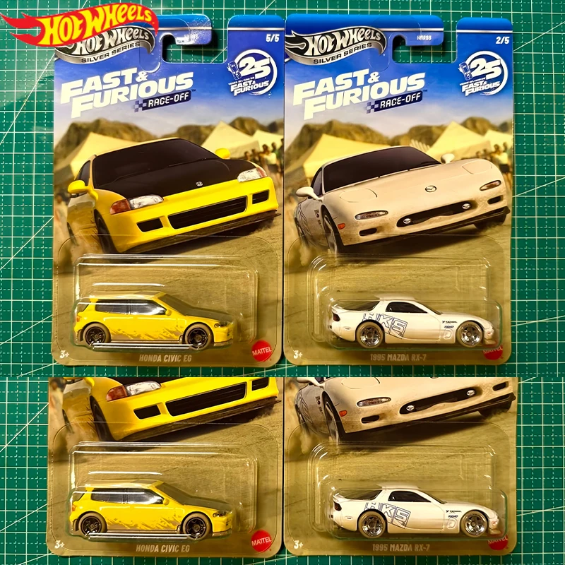 Модель автомобиля Hot Wheels 2026 из серии Fast And Furious Race Off, HNR88 P: Toyota Celica, Mazda RX7, Volkswagen Jetta, Honda Civic
Модель автомобиля Hot Wheels 2026 из серии Fast And Furious Race Off, HNR88 P: Toyota Celica, Mazda RX7, Volkswagen Jetta, Honda Civic