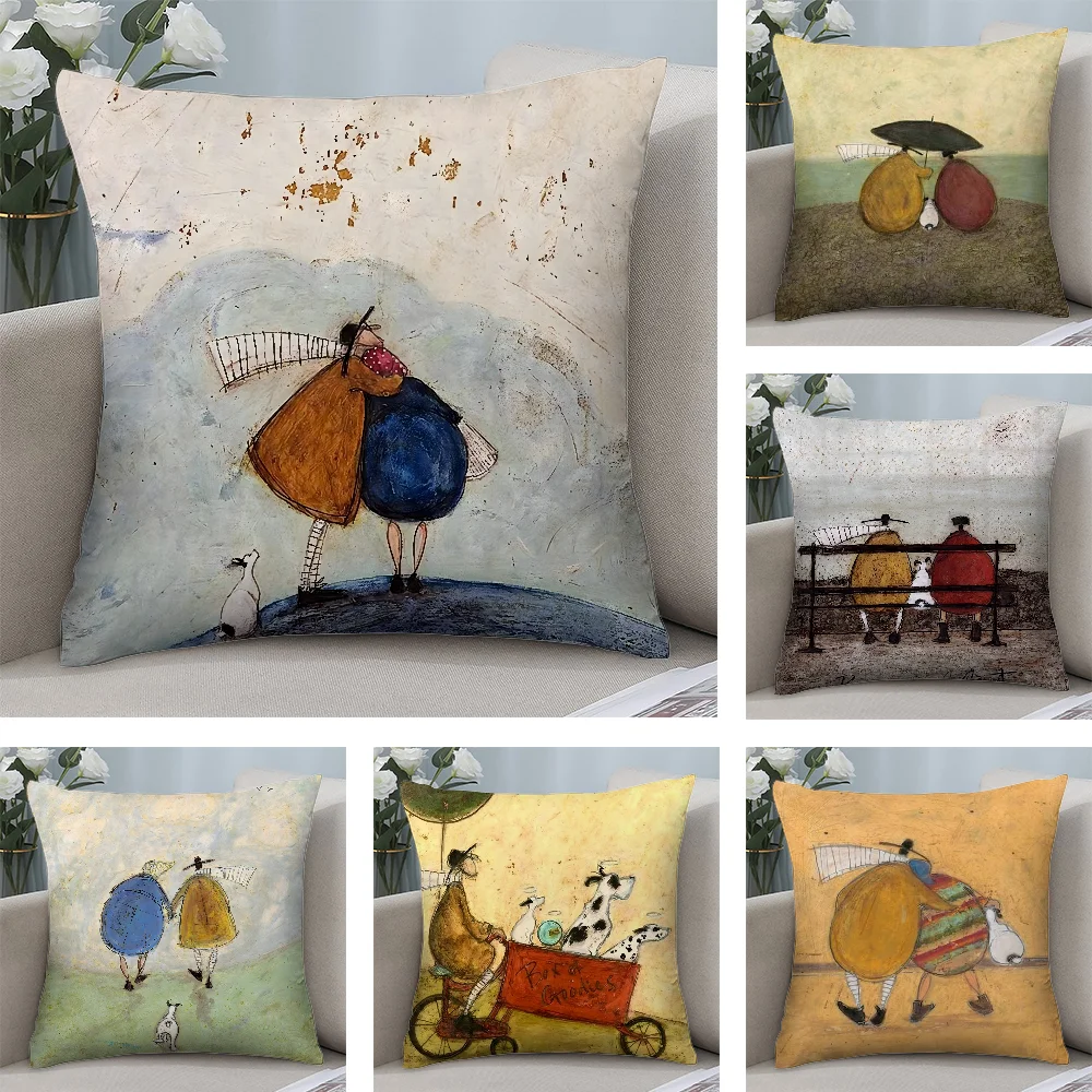 Painting Art S-Sam Toft Pillow Case Plush Fabric Soft Double Sided Print Sofa Cushion Cover Throw Pillow Covers
Painting Art S-Sam Toft Pillow Case Plush Fabric Soft Double Sided Print Sofa Cushion Cover Throw Pillow Covers