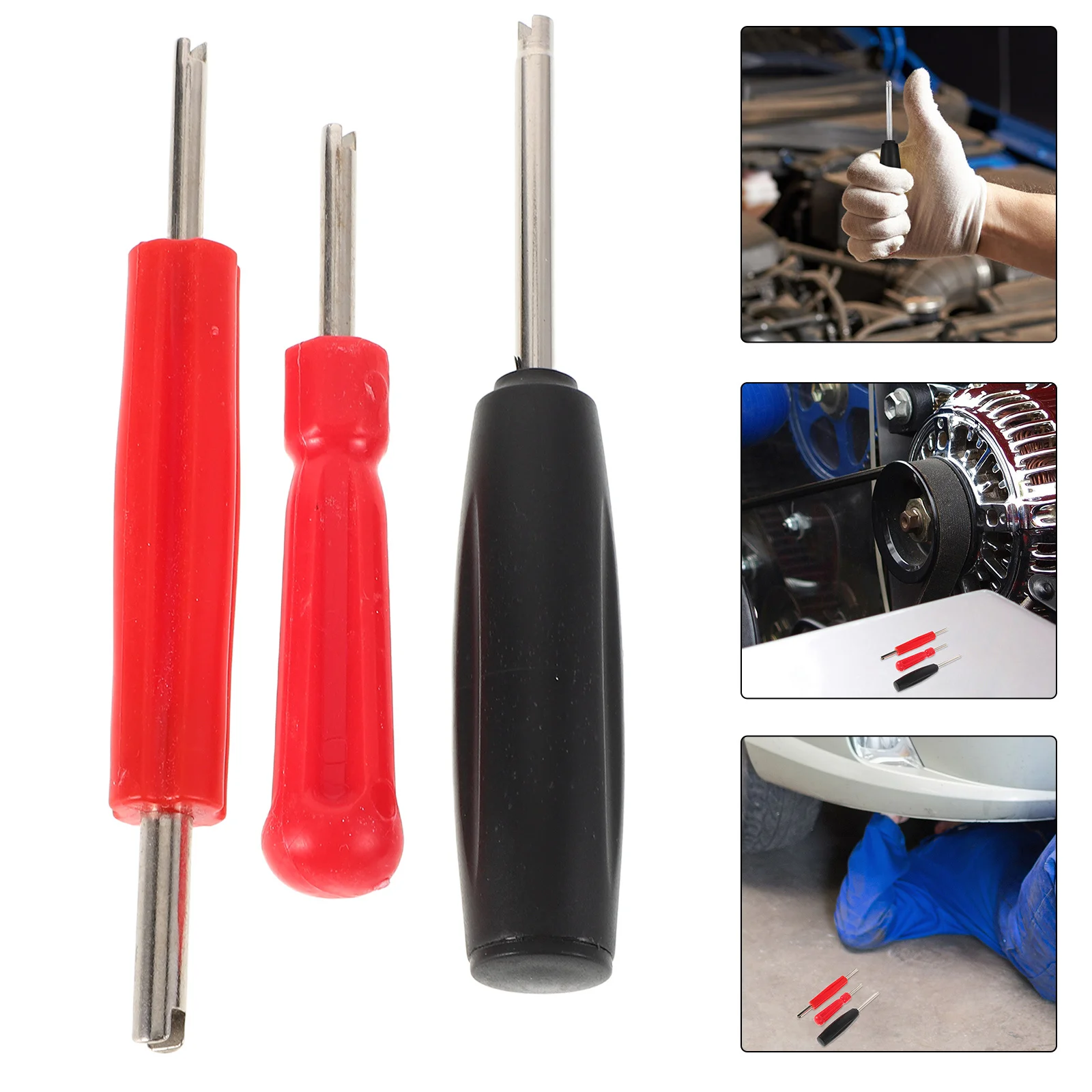 3Pcs Valve Core Remover Automotive Dual Head Tire Valve Stem Extractor Tool Hvac Repair Tire Deflator
3Pcs Valve Core Remover Automotive Dual Head Tire Valve Stem Extractor Tool Hvac Repair Tire Deflator