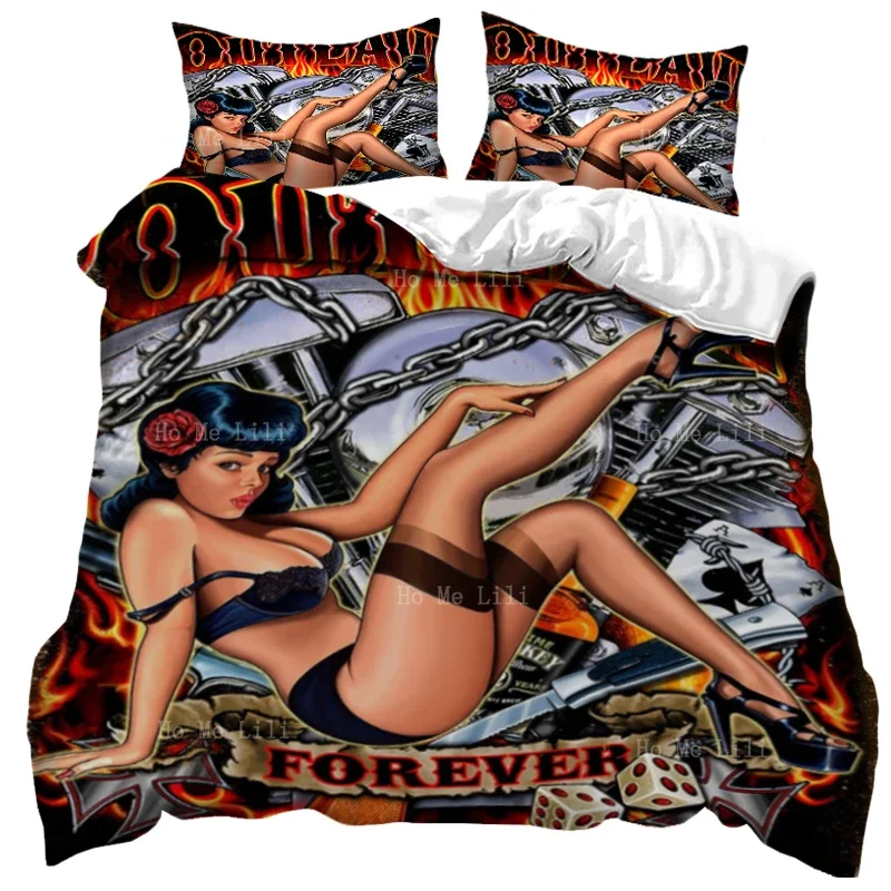 Outlaw Motor Engine Pinup Girl Metal Sign Lingerie Woman Fantasy Rock Roll Hot Rod Duvet Cover By Ho Me Lili Bedroom Decoration
Outlaw Motor Engine Pinup Girl Metal Sign Lingerie Woman Fantasy Rock Roll Hot Rod Duvet Cover By Ho Me Lili Bedroom Decoration