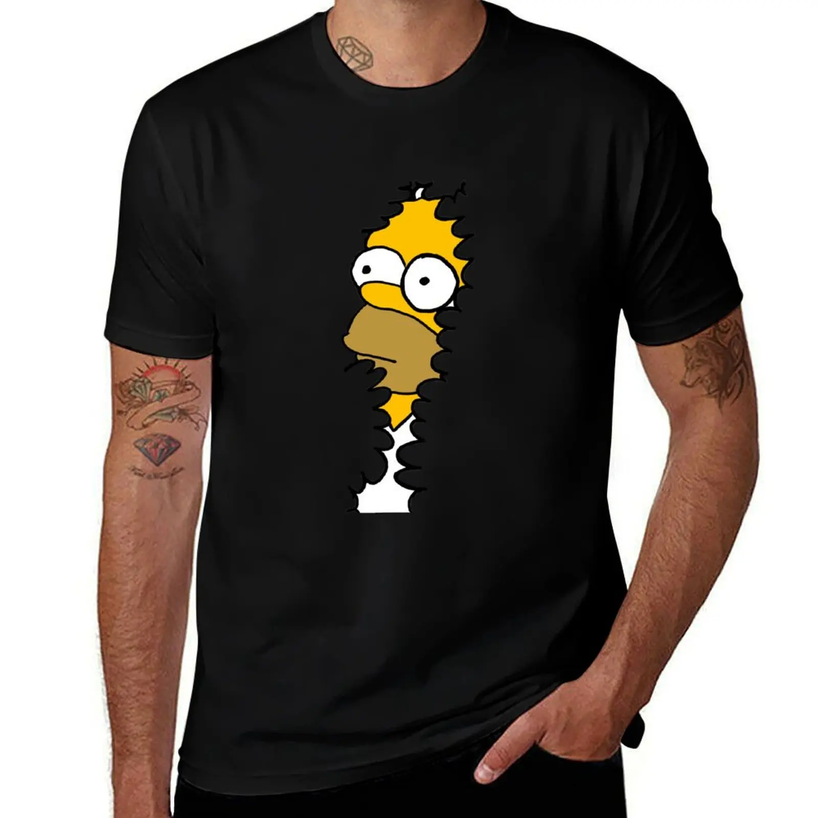 Homer in the bushes - illustration T-Shirt blanks anime custom t shirt plain black t shirts men
Homer in the bushes - illustration T-Shirt blanks anime custom t shirt plain black t shirts men