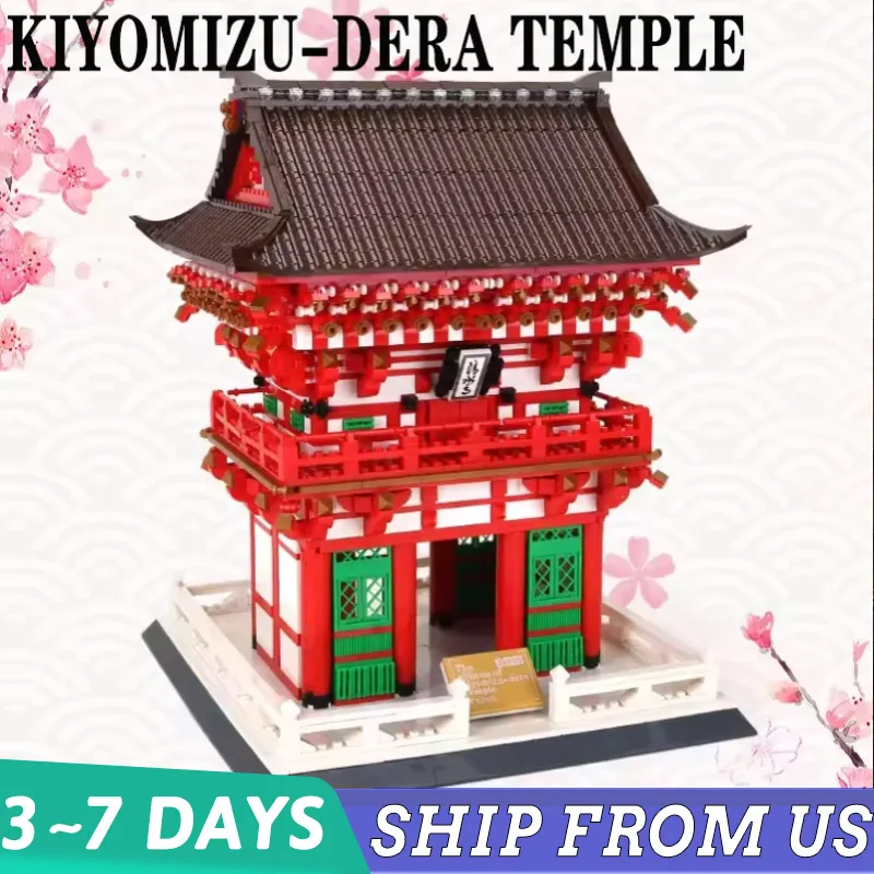 Ceative 2409 шт. Модель Janpan Kiyomizu-dera, строительные блоки, вид на улицу, набор шедевров, идеи, украшения, подарки
Ceative 2409 шт. Модель Janpan Kiyomizu-dera, строительные блоки, вид на улицу, набор шедевров, идеи, украшения, подарки