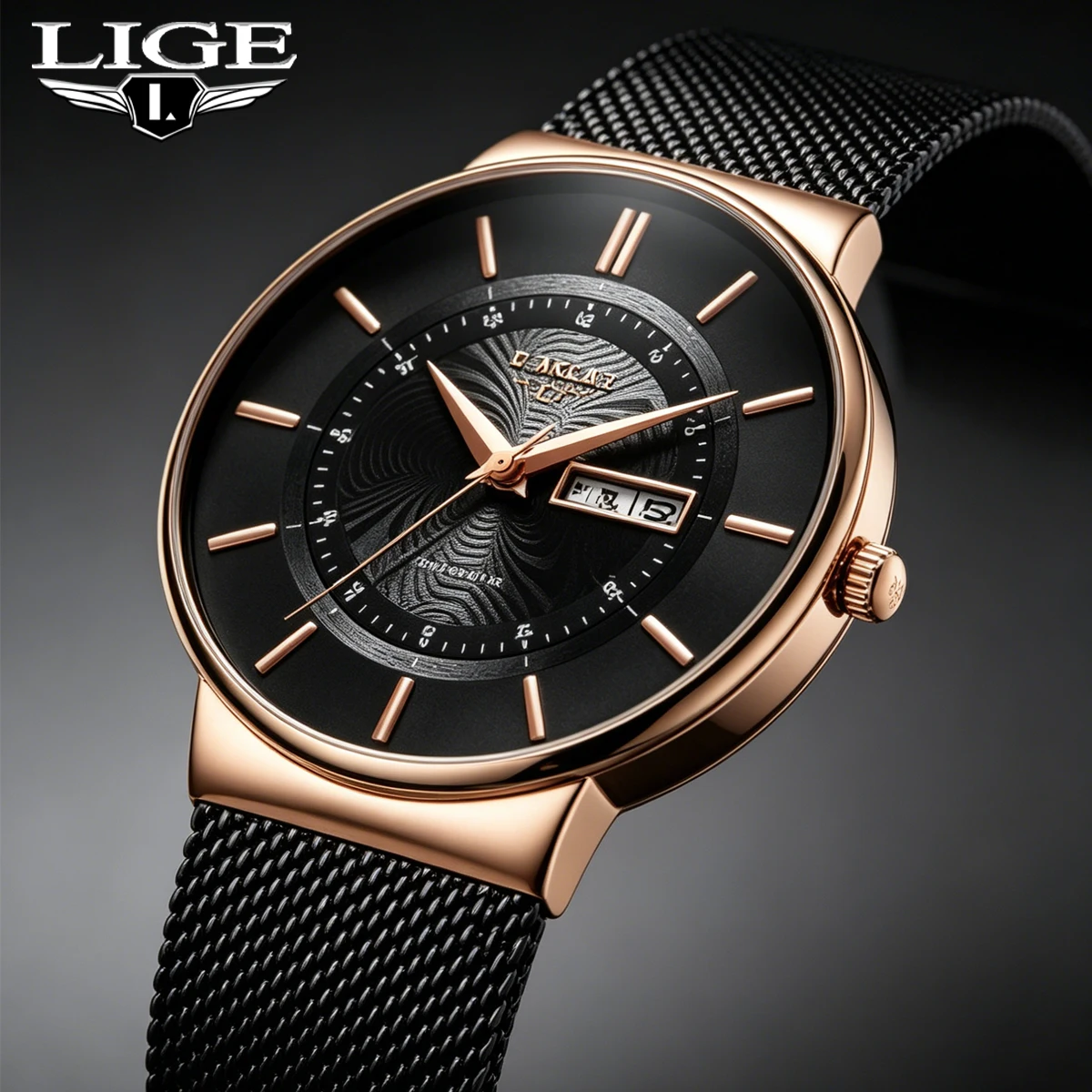 LIGE Fashion Mens Watches Luxury Quartz Watch Men Mesh Steel Waterproof Ultra-thin Wristwatch For Men Sport Clock reloj hombre
LIGE Fashion Mens Watches Luxury Quartz Watch Men Mesh Steel Waterproof Ultra-thin Wristwatch For Men Sport Clock reloj hombre
