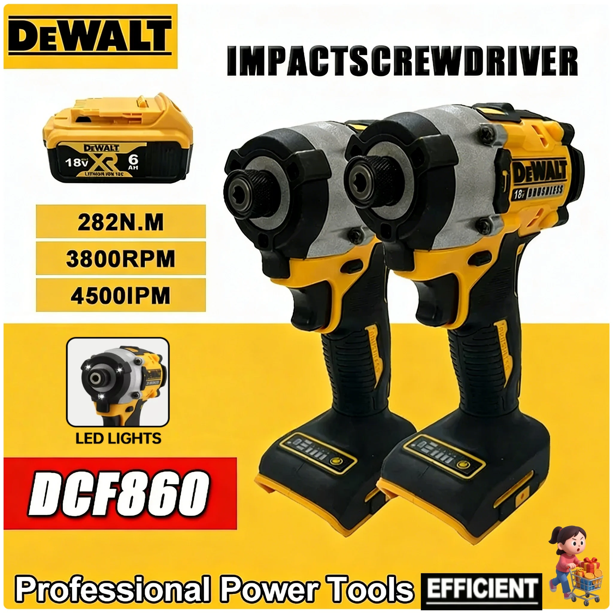 Бесщеточный аккумуляторный компактный шуруповерт Dewalt DCF860, электрическая отвертка, перезаряжаемый электроинструмент, обновленная версия
Бесщеточный аккумуляторный компактный шуруповерт Dewalt DCF860, электрическая отвертка, перезаряжаемый электроинструмент, обновленная версия
