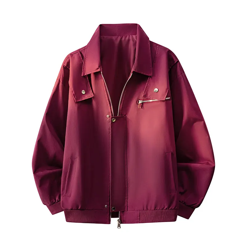 Spring Autumn Bomber Jacket Men Loose Turn Down Collar Cargo Jackets Male Windproof And Waterproof Casual Couple Outwear Coat
Spring Autumn Bomber Jacket Men Loose Turn Down Collar Cargo Jackets Male Windproof And Waterproof Casual Couple Outwear Coat