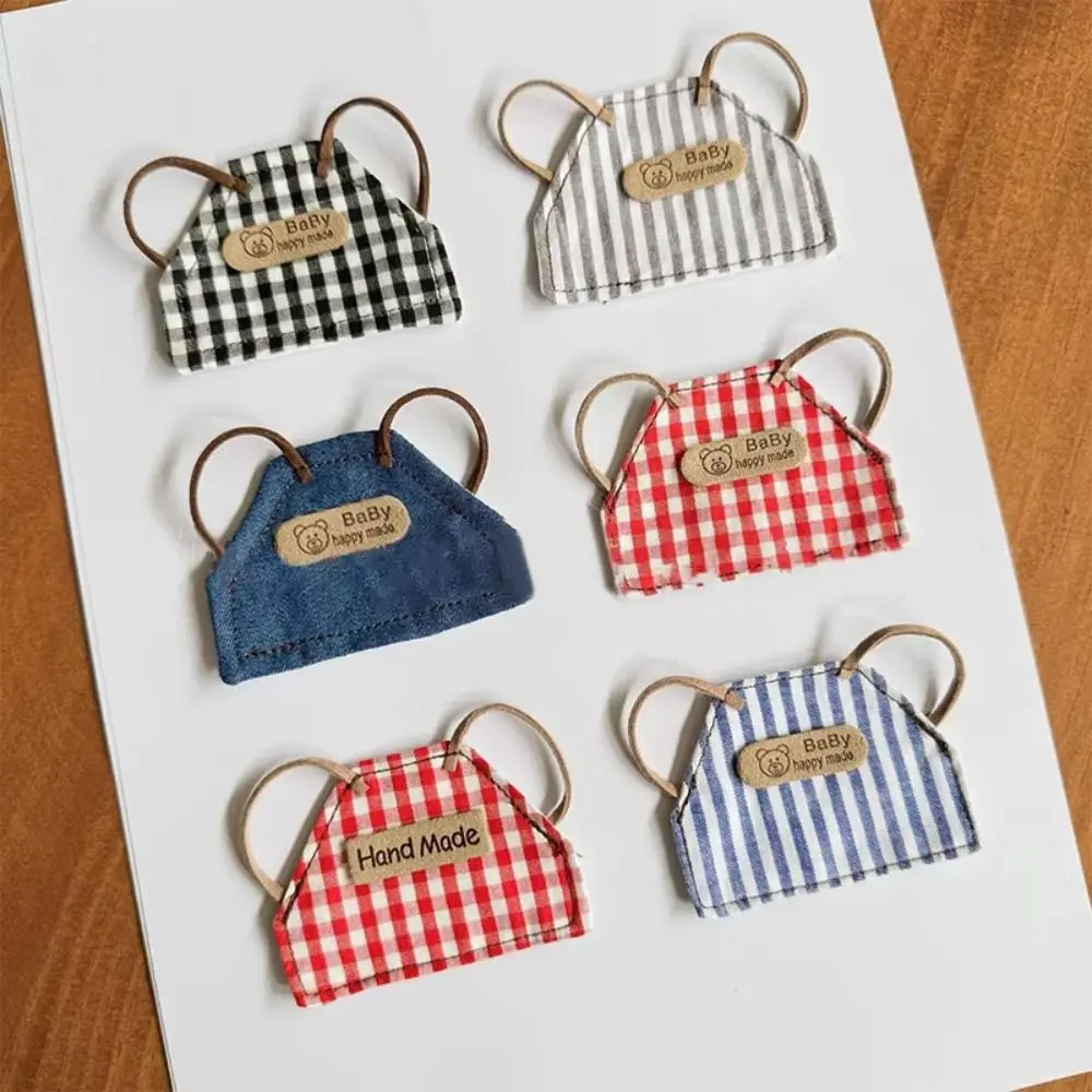 Mini Doll Plaid Striped Doll Denim Apron Dress Up 10cm/15cm Doll Clothes Casual Wear Handmade Plush Dolls Outfit Ob11 Gsc
Mini Doll Plaid Striped Doll Denim Apron Dress Up 10cm/15cm Doll Clothes Casual Wear Handmade Plush Dolls Outfit Ob11 Gsc