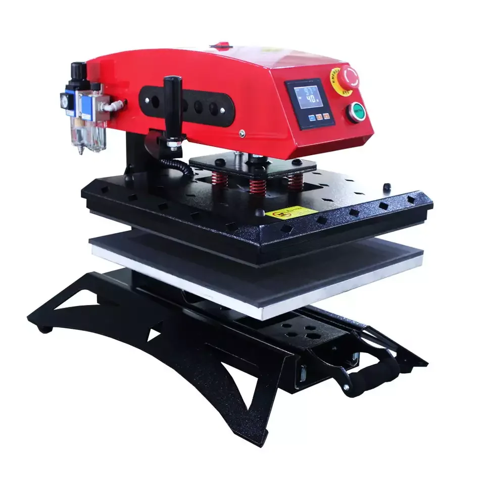 Qike P1701 High -quality 38x38 40x50 40x60 pneumatic double bottoms heat printing shaking head press machine
Qike P1701 High -quality 38x38 40x50 40x60 pneumatic double bottoms heat printing shaking head press machine