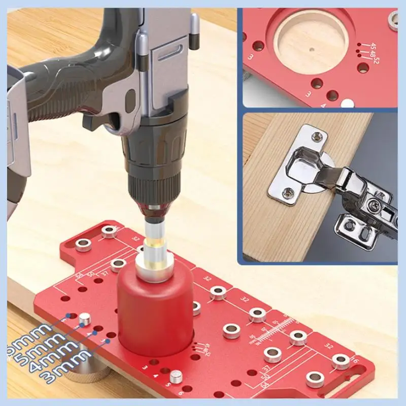 MLGB-2In1 Door Handle Shelf Pin Drilling Guide Jig Woodworking Hinge Drilling Locator Hinged Cabinet Door Hole Puncher Jig
MLGB-2In1 Door Handle Shelf Pin Drilling Guide Jig Woodworking Hinge Drilling Locator Hinged Cabinet Door Hole Puncher Jig