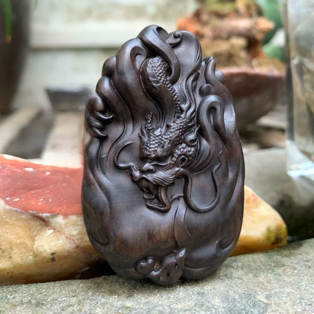 Antique wood carving exquisite dragon reliefs tokens safety amulets hanging ornament accessories handicraft
Antique wood carving exquisite dragon reliefs tokens safety amulets hanging ornament accessories handicraft