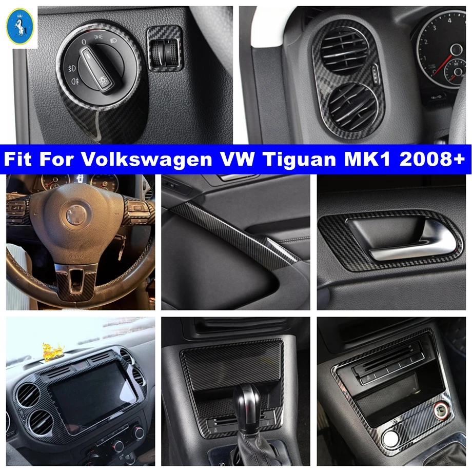 Carbon Fiber Air AC Outlet / Inner HandlCar Bowl / Head Lights Cover Trim Accessories For Volkswagen VW Tiguan MK1 2008 - 2015
Carbon Fiber Air AC Outlet / Inner HandlCar Bowl / Head Lights Cover Trim Accessories For Volkswagen VW Tiguan MK1 2008 - 2015