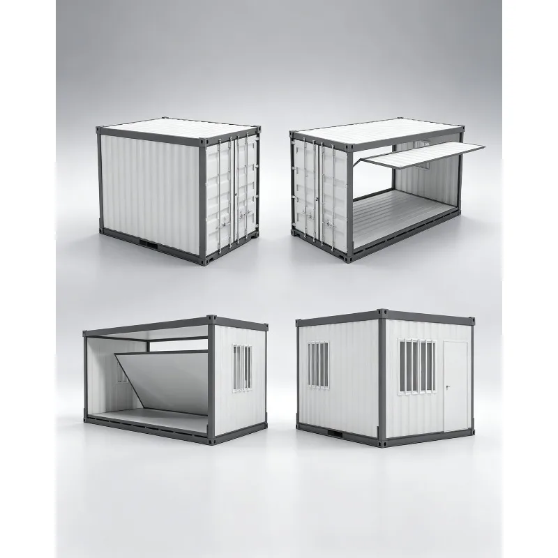 20ft-700 Expandable Container House 2 Bedrooms 1 Living Room Mobile Office Temporary Commercial Residence Steel Villas
20ft-700 Expandable Container House 2 Bedrooms 1 Living Room Mobile Office Temporary Commercial Residence Steel Villas