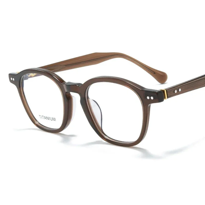 KIZN High Quality Acetate Frame Men Women Designer Eyeglasses Customize Prescription Round Myopia Glasses lenses -0.50 to -6.0
KIZN High Quality Acetate Frame Men Women Designer Eyeglasses Customize Prescription Round Myopia Glasses lenses -0.50 to -6.0