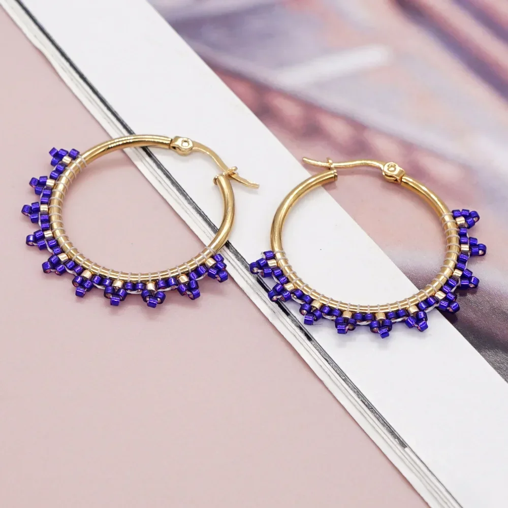 2025 Handmade Bead Earrings Hand Weaving Retro Bohemia Geometry Tassel Earrings for Women
2025 Handmade Bead Earrings Hand Weaving Retro Bohemia Geometry Tassel Earrings for Women