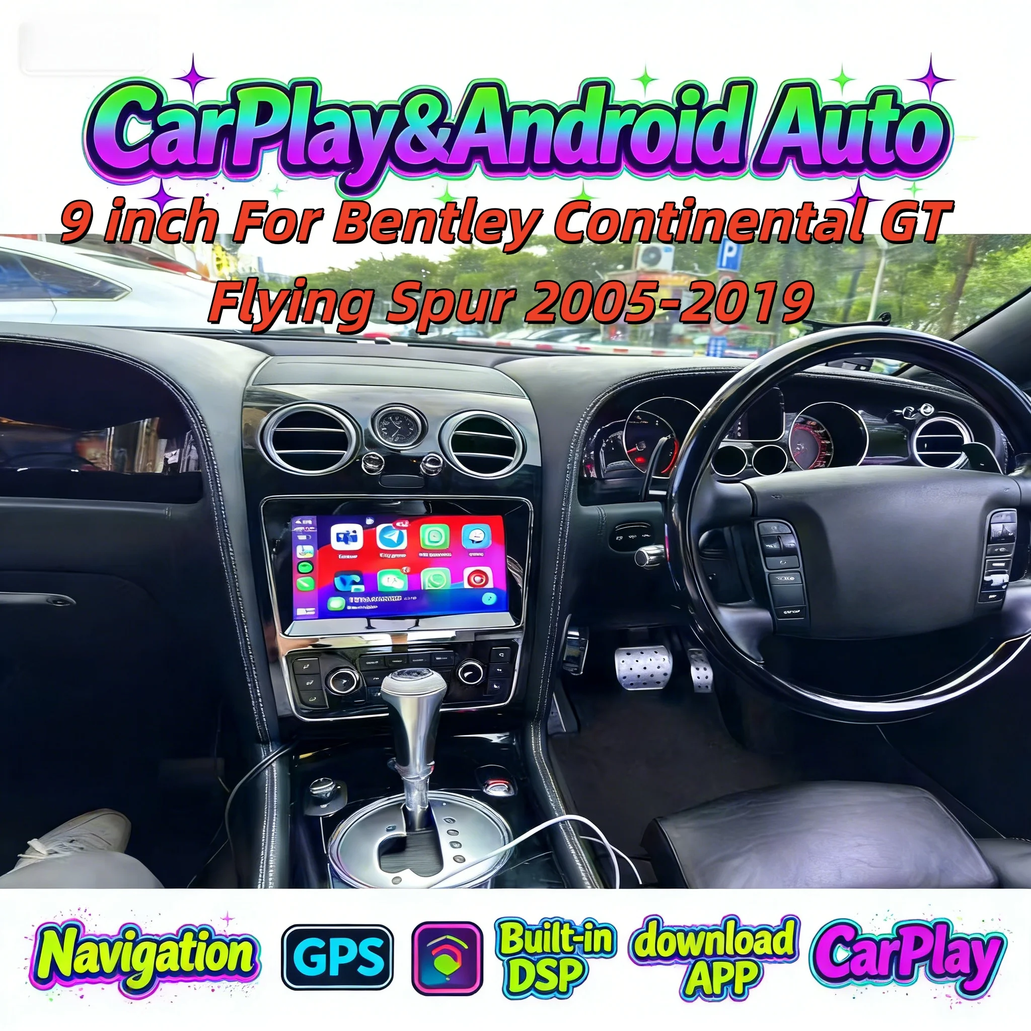 Multimedia Android Bluetooth 5.0 Player For Bentley Continental GT Flying Spur 2005-2019 Radio Carplay Stereo GPS Navigation
Multimedia Android Bluetooth 5.0 Player For Bentley Continental GT Flying Spur 2005-2019 Radio Carplay Stereo GPS Navigation