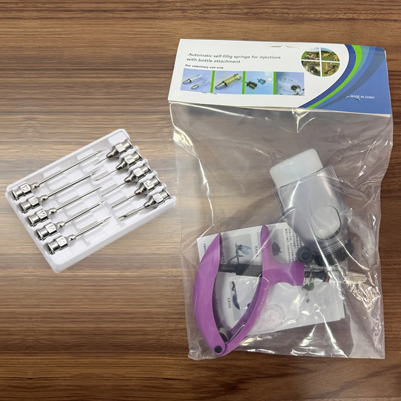 1 Pc 2/5ml Automatic Veterinary Continuous Syringe Animal Injection Adjustable Vaccine Injection for livestock Pig Cattle Sheep
1 Pc 2/5ml Automatic Veterinary Continuous Syringe Animal Injection Adjustable Vaccine Injection for livestock Pig Cattle Sheep