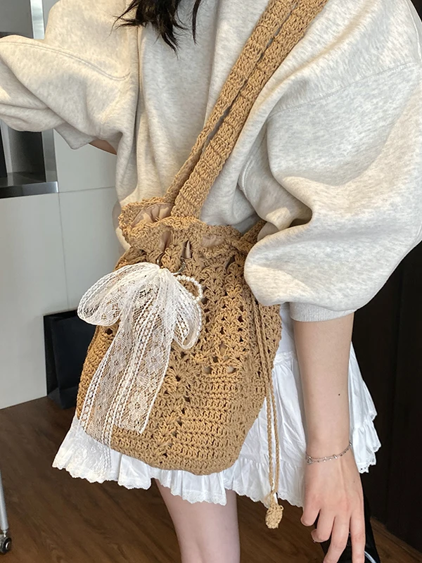 Sli Hanrted Buet Bag Women's 2025 New Faion Versatile Woven Single oulder Bag Beach St Basket Handbag
Sli Hanrted Buet Bag Women's 2025 New Faion Versatile Woven Single oulder Bag Beach St Basket Handbag