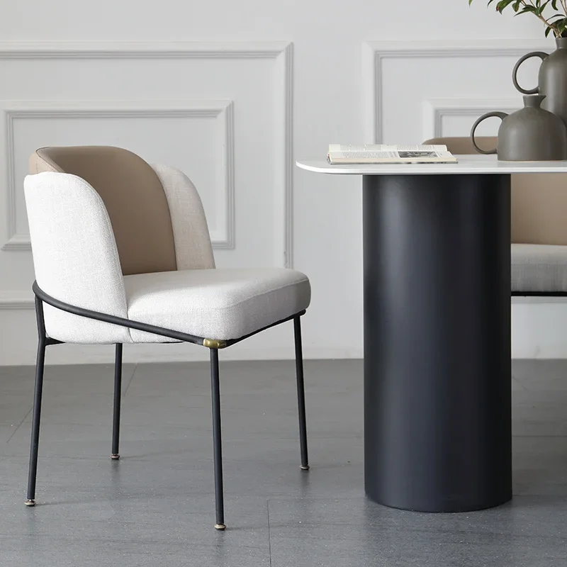 Faux Leather Modern Dining Chairs Beautiful Beige Lazy Nordic Dining Chairs High Bedroom Muebles Para El Hogar Decoration
Faux Leather Modern Dining Chairs Beautiful Beige Lazy Nordic Dining Chairs High Bedroom Muebles Para El Hogar Decoration