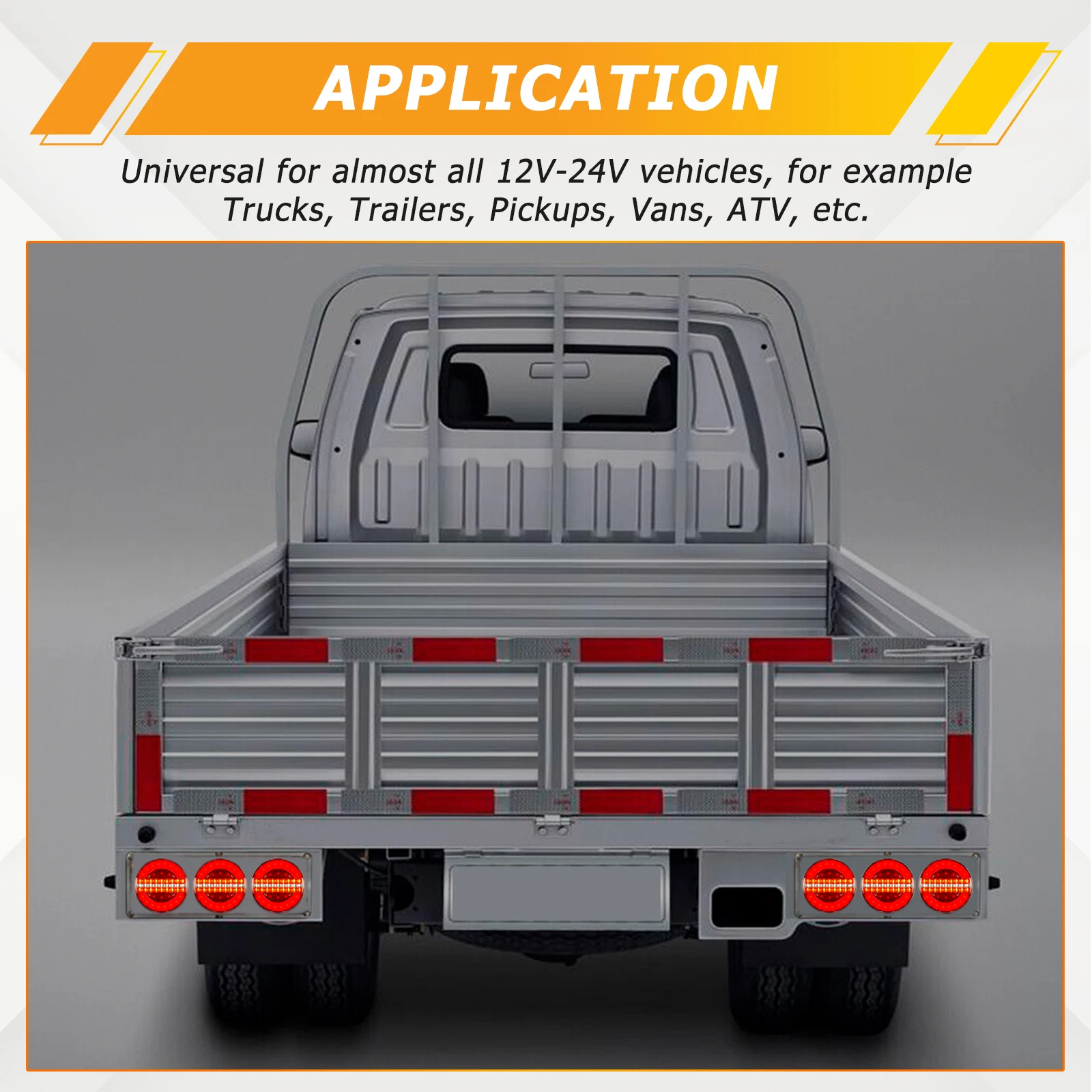 2x 12V 24V Trailer Tail Light LED Round Hamburger Brake Light Waterproof Truck Rear Lights Stop Indicator Lamp Lorry Caravan Van
2x 12V 24V Trailer Tail Light LED Round Hamburger Brake Light Waterproof Truck Rear Lights Stop Indicator Lamp Lorry Caravan Van