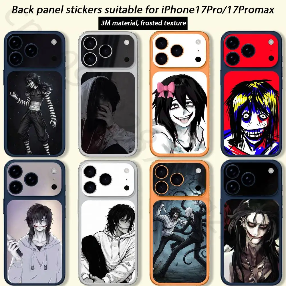 Creepy Urban Killer Jeff For iPhone 17 pro Max 17 pro Full Cover Decal Skin Wrap 3D Colorful Rear Protective Sticker Film
Creepy Urban Killer Jeff For iPhone 17 pro Max 17 pro Full Cover Decal Skin Wrap 3D Colorful Rear Protective Sticker Film