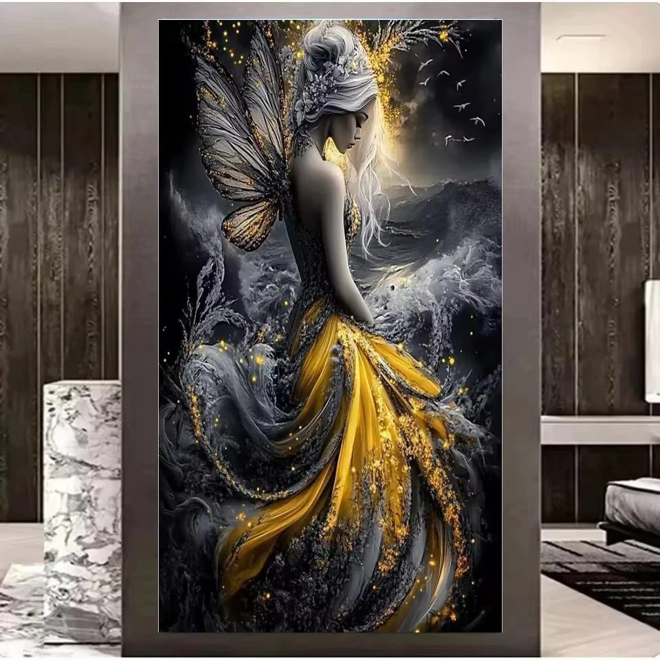 Diamond Mosaic Dark Goth art fairy girl Diamond Painting Portrait New Arrival Embroidery DIY Picture Rhinestones Decor For Home
Diamond Mosaic Dark Goth art fairy girl Diamond Painting Portrait New Arrival Embroidery DIY Picture Rhinestones Decor For Home