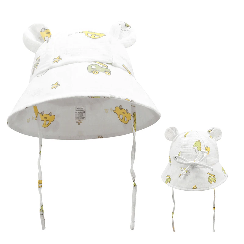 Hat Baby Summer Panama for Kids Baby Girls Boys Muslin Cotton Thin Breathable Fisherman's Hat Soft Infant Bucket Hat 0-1Years
Hat Baby Summer Panama for Kids Baby Girls Boys Muslin Cotton Thin Breathable Fisherman's Hat Soft Infant Bucket Hat 0-1Years